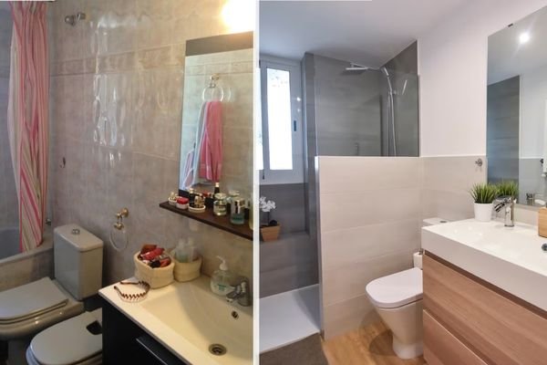 Remodelación completa de baño